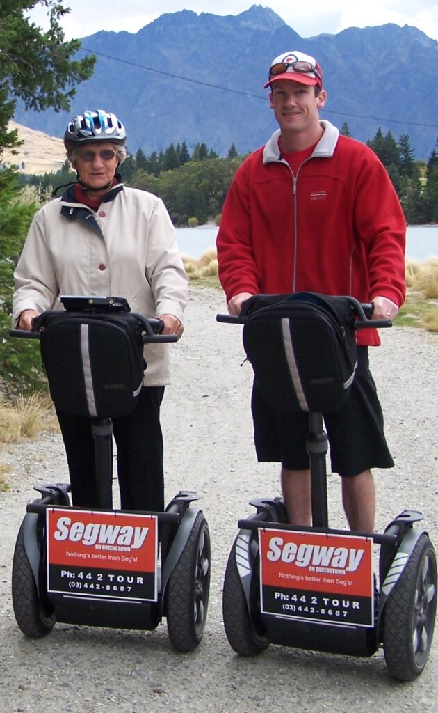 Kevin Hey The Owner of Segway On Q with his Mother